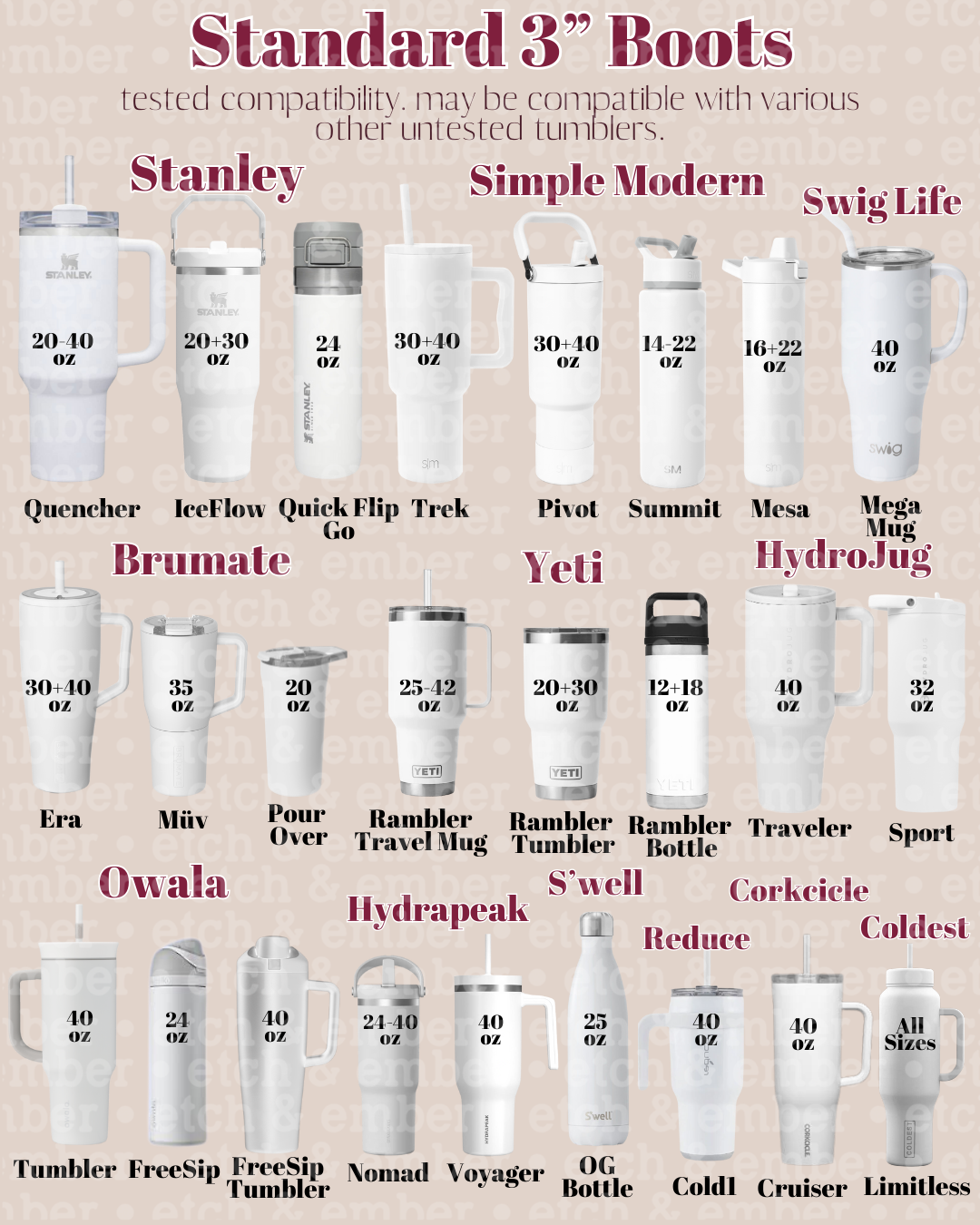 Stanley Cup Boot – White Waffle Boots™