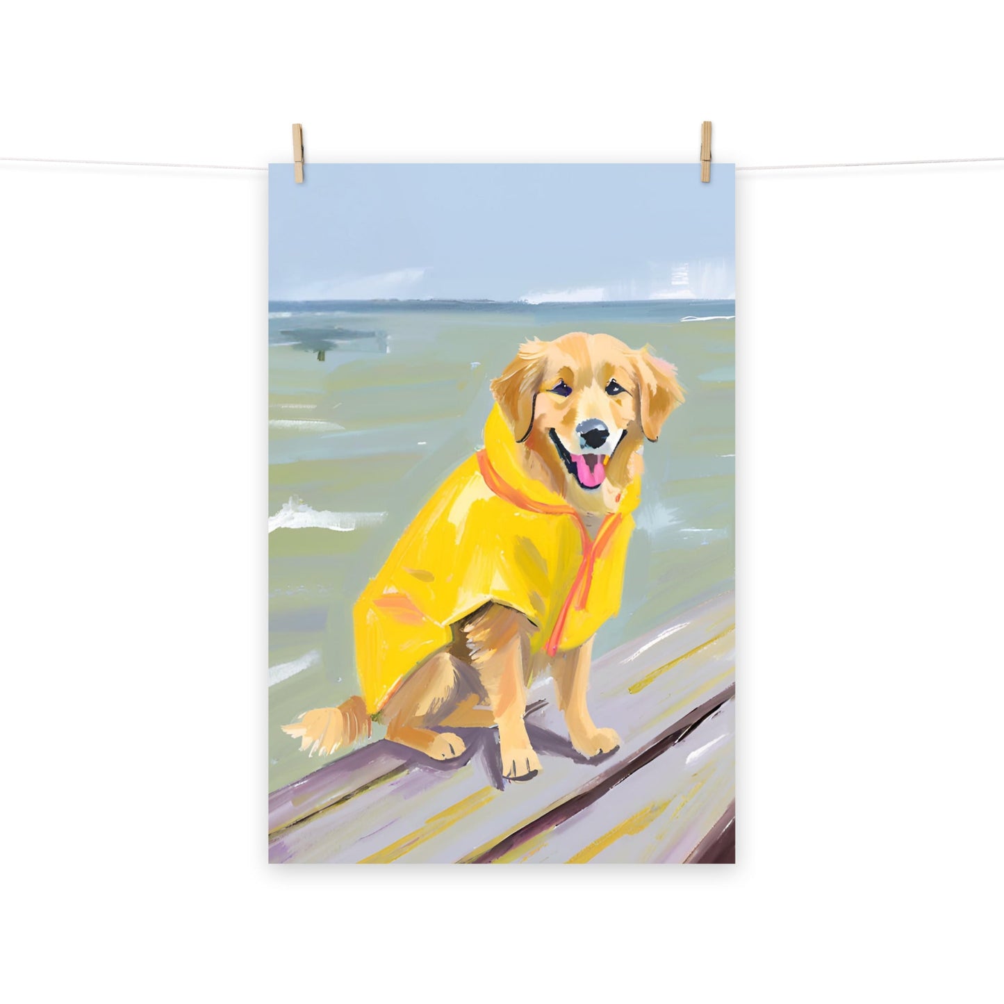 GOLDEN PIER PRINT