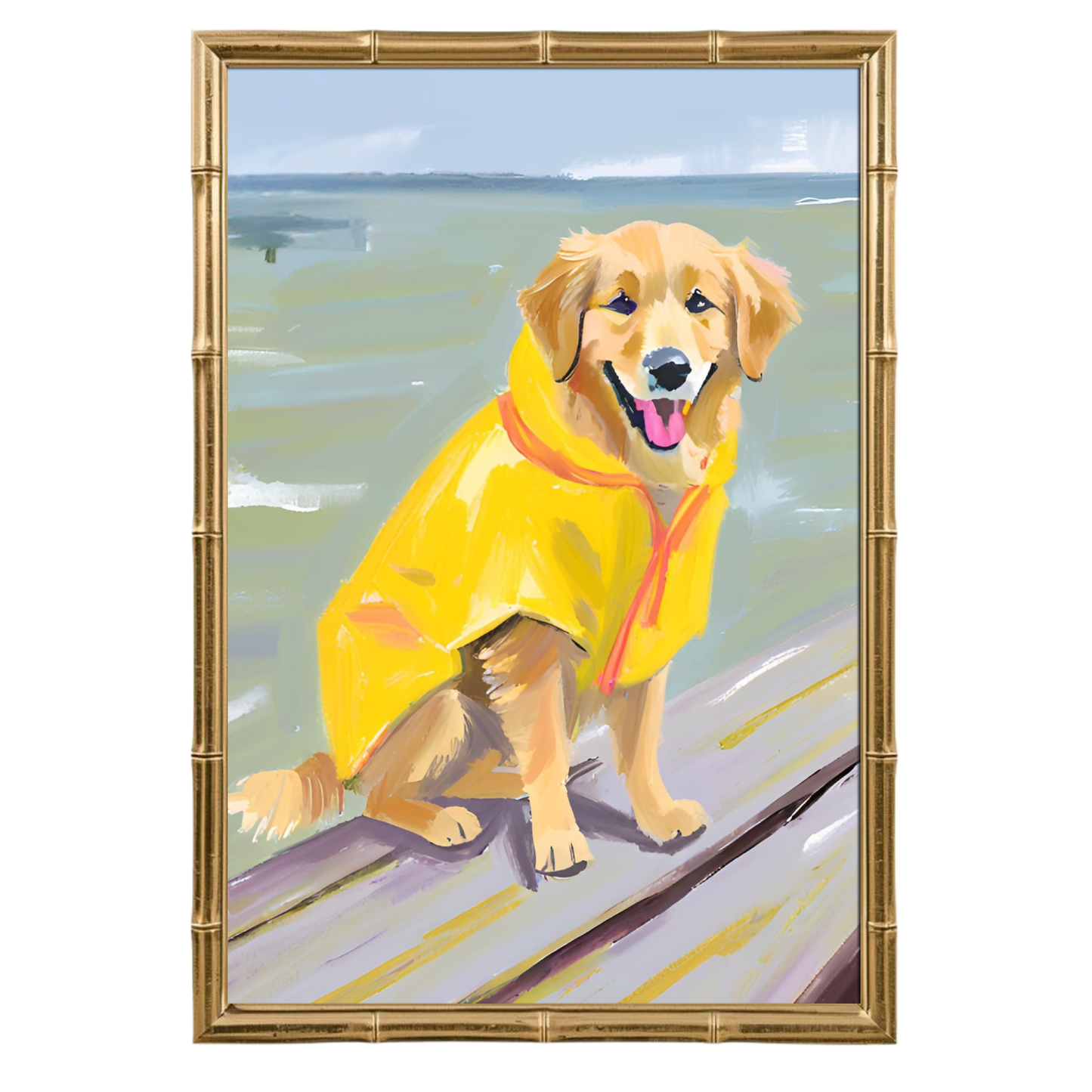 GOLDEN PIER PRINT