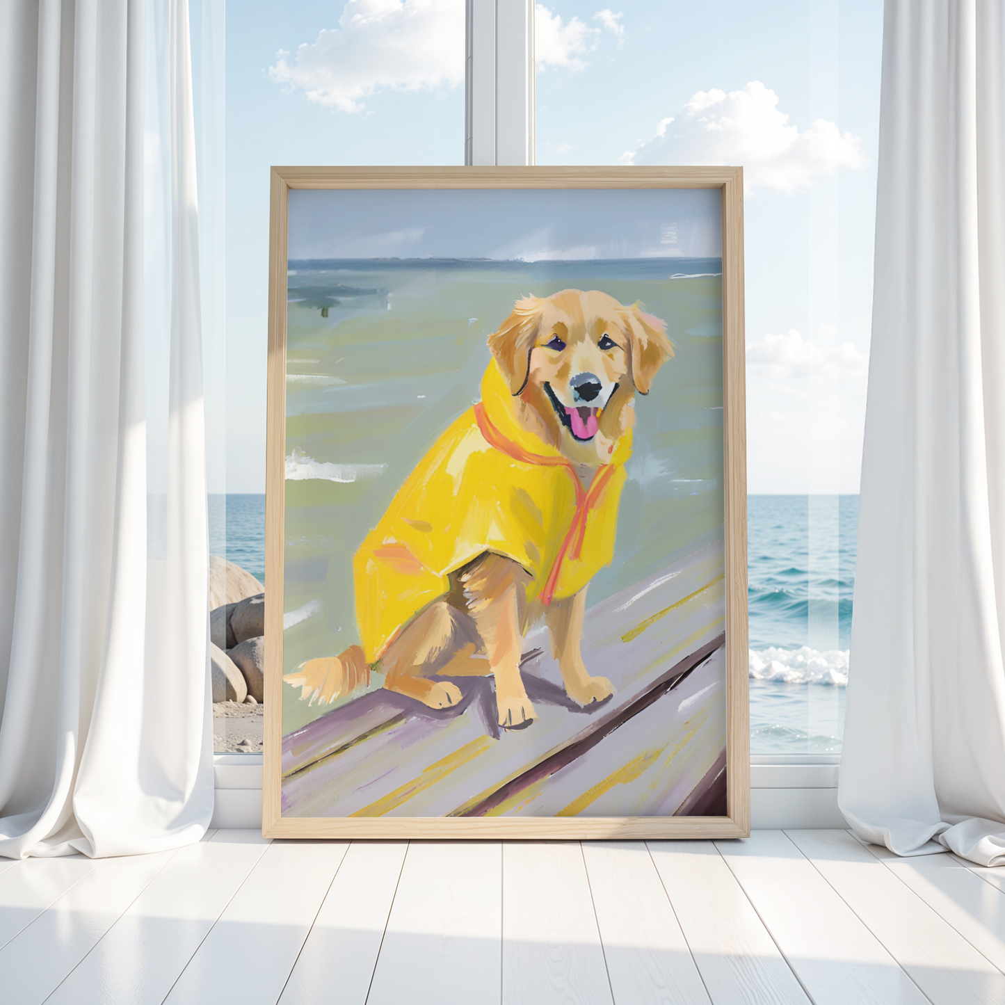 GOLDEN PIER PRINT