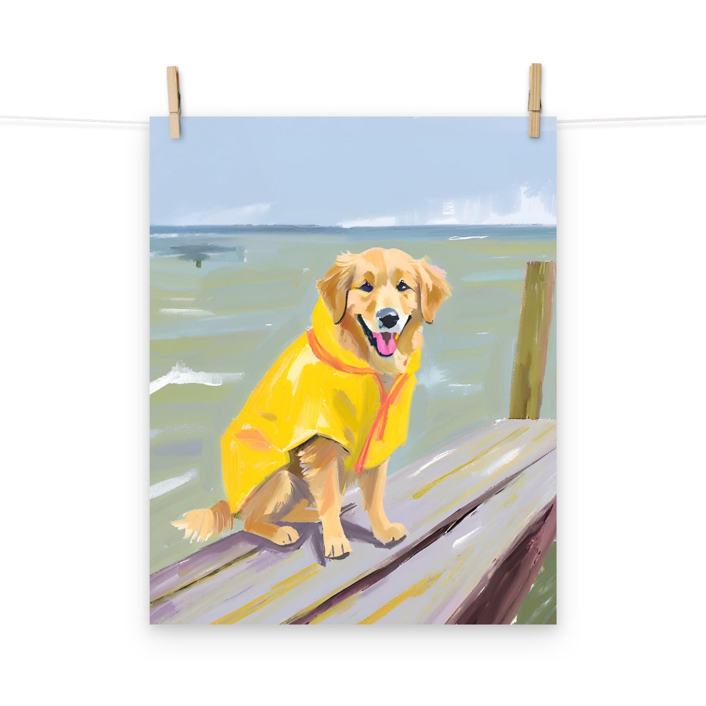 GOLDEN PIER PRINT
